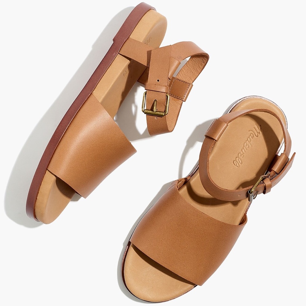 Madewell The Noelle Ankle-Strap Flat size 8.5
